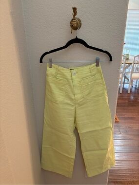 Anthropologie Maeve Colette Crop Magic Fabric Pant